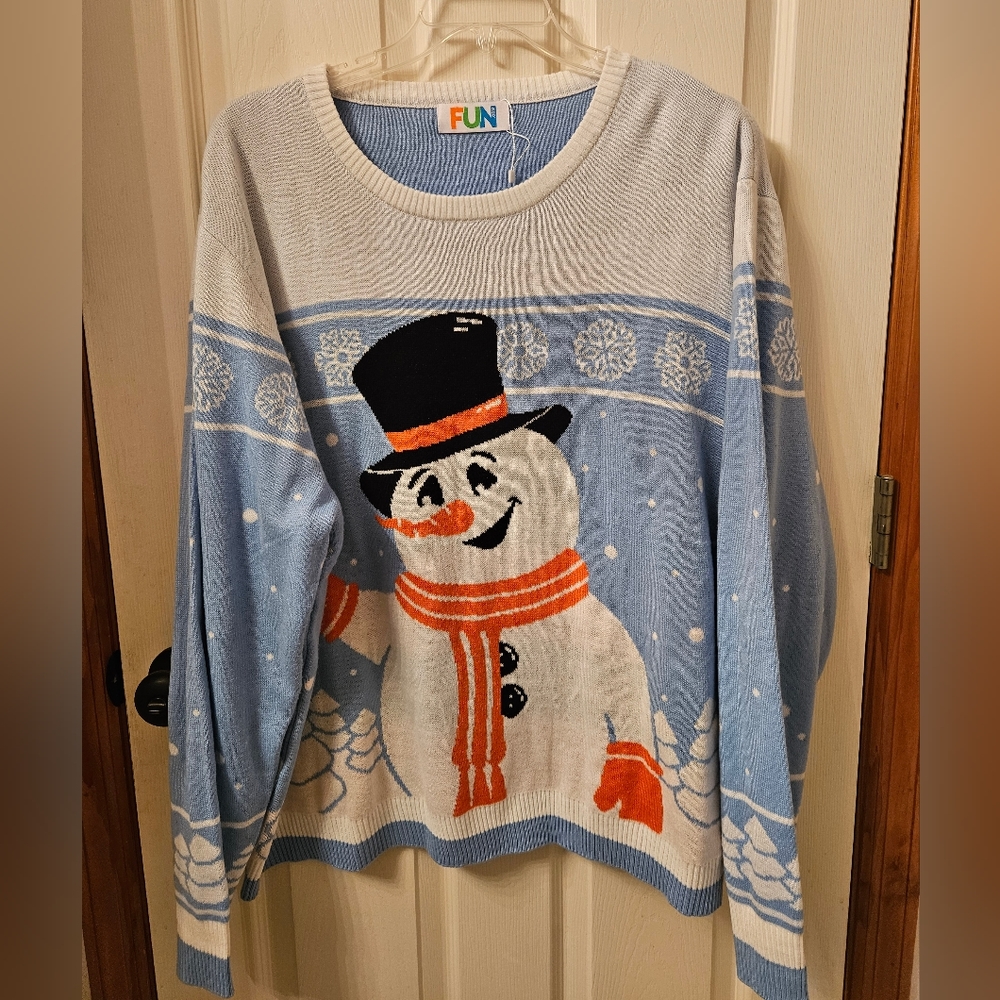 Fun.com snowman sweater